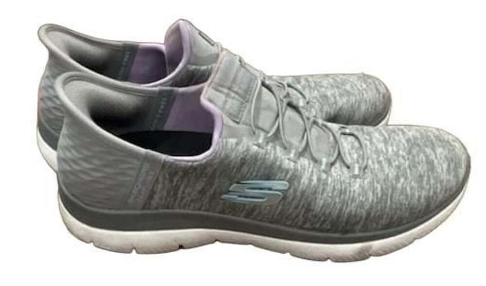Skechers Slip-ins Summits Dazzling Haze Size 7.5 Gray Sneakers